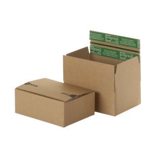 Wiederverschließbarer Karton 230x160x80 mm